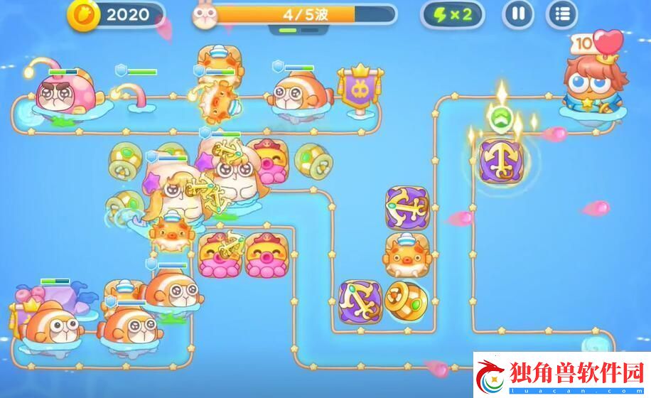 保卫萝卜4海的闺女第45关怎么过