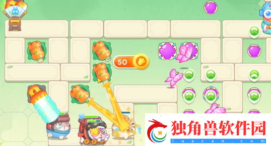 保卫萝卜4梁波波与祝秋秋第四关怎么过