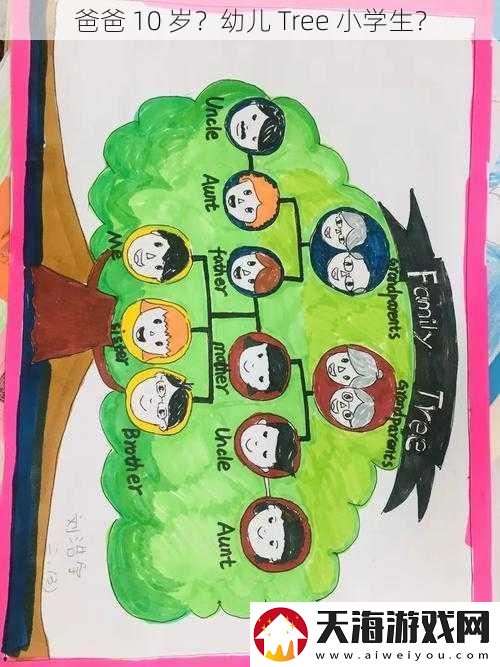 爸爸 10 岁？幼儿 Tree 小学生？