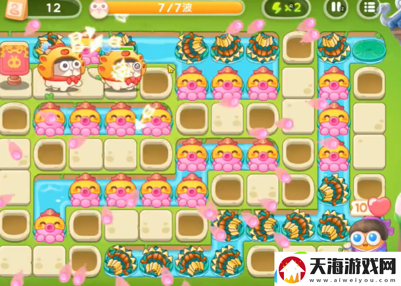 保卫萝卜4夏日垂钓18关攻略