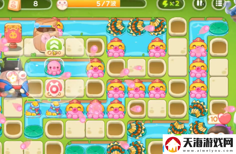 保卫萝卜4夏日垂钓18关攻略