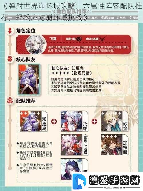 弹射世界崩坏域攻略：六属性阵容配队推荐轻松应对崩坏域挑战