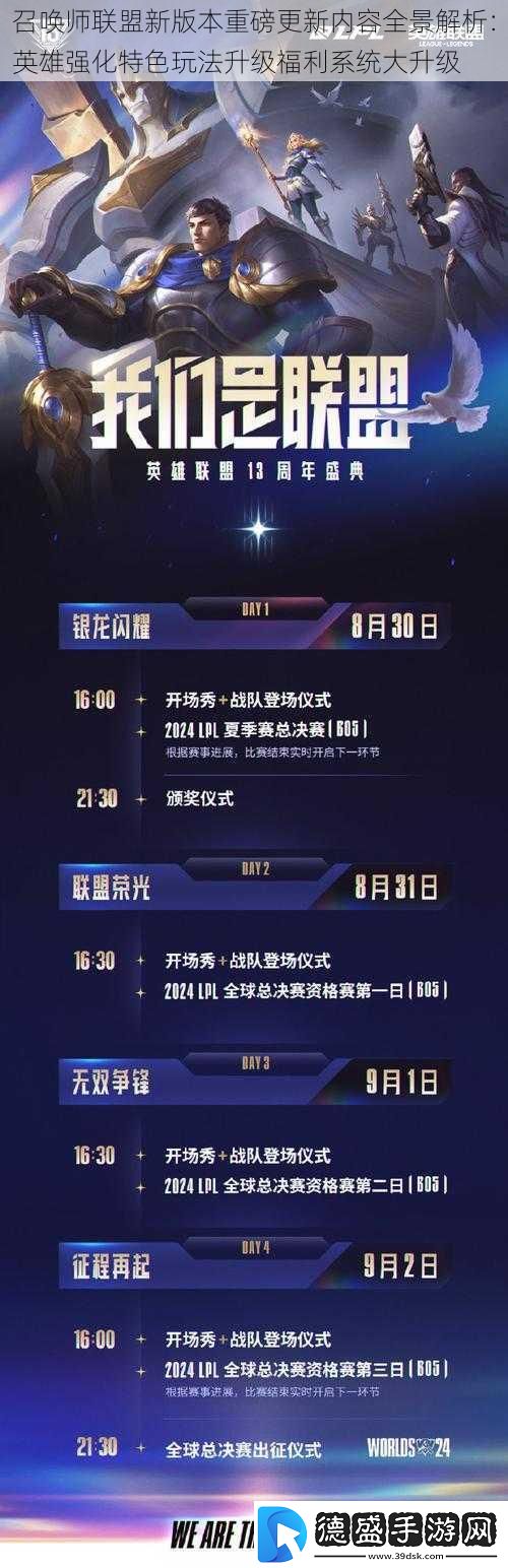 召唤师联盟新版本重磅更新内容全景解析：英雄强化特色玩法升级福利系统大升级