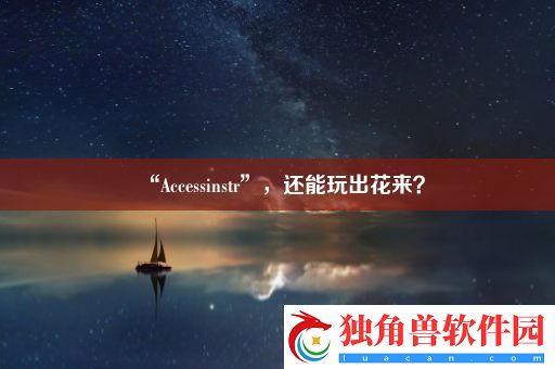 “Accessinstr”-还能玩出花来