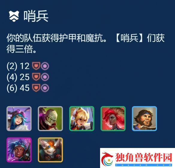 金铲铲之战皮城哨兵阵容怎么玩