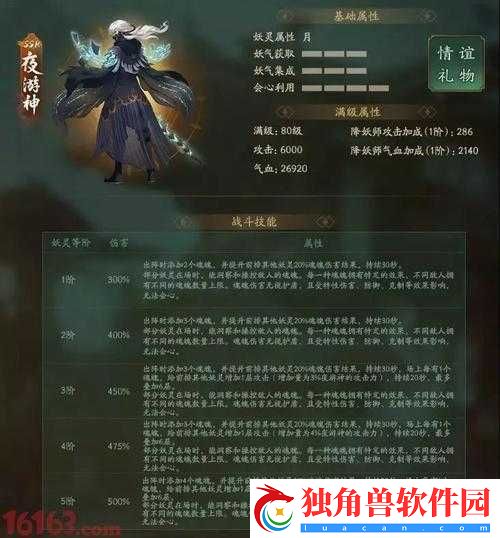 神都夜行录2019年元宵卡池UP妖灵介绍