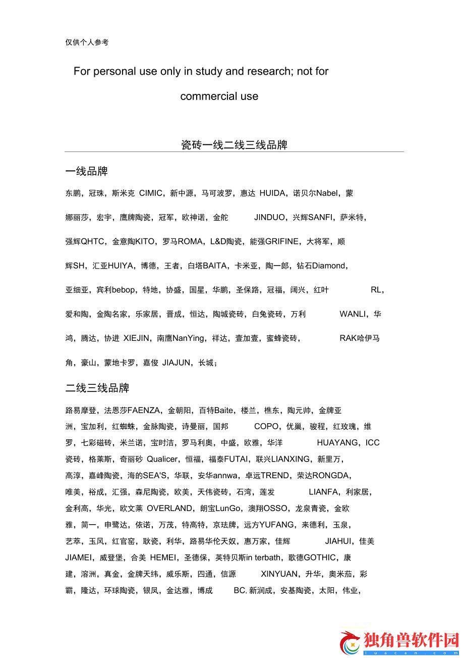 国产瓷砖三六九等-网友笑谈：谁才是隐藏的王者