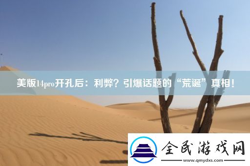 美版14pro开孔后：利弊引爆话题的“荒诞”真相！
