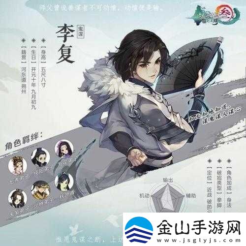 挂件指南：李复-指尖江湖的神秘侠客