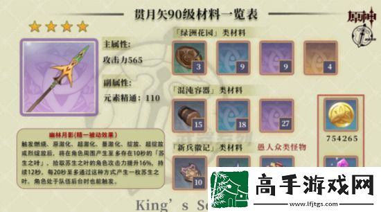 原神贯月矢怎么获取-贯月矢的获取方法