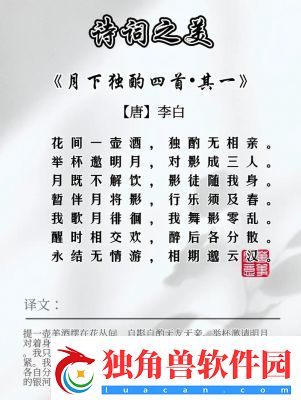 我窃取了李白的酒渴望效仿他借助酒精来排遣忧愁这是哪首歌