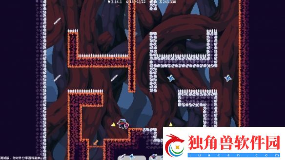 瞬移机制2D精准平台游戏忍者明Demo上线Steam