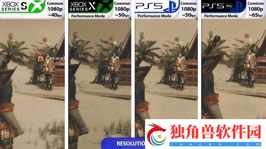 怪猎荒野PS5Pro主机版对比