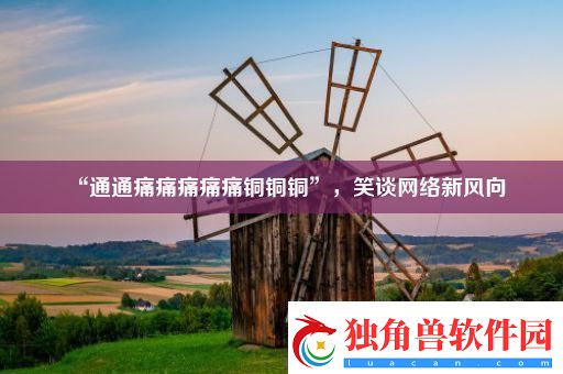 “通通痛痛痛痛痛铜铜铜”笑谈络新风向