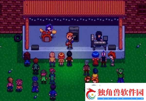 星露谷物语山姆演出车站位置在哪