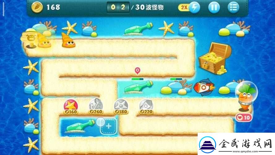 如何在保卫萝卜深海-16-关成功获取金萝卜的全面详细攻略