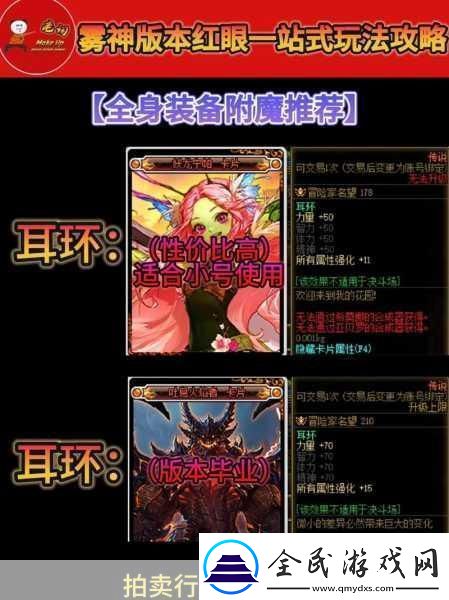 DNF红眼2024毕业装备选择全攻略