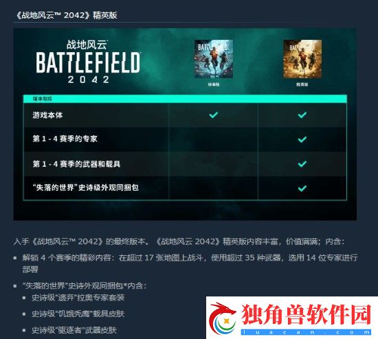 战地2042Steam开启促销活动