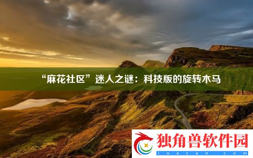 “麻花社区”迷人之谜：科技版的旋转木马