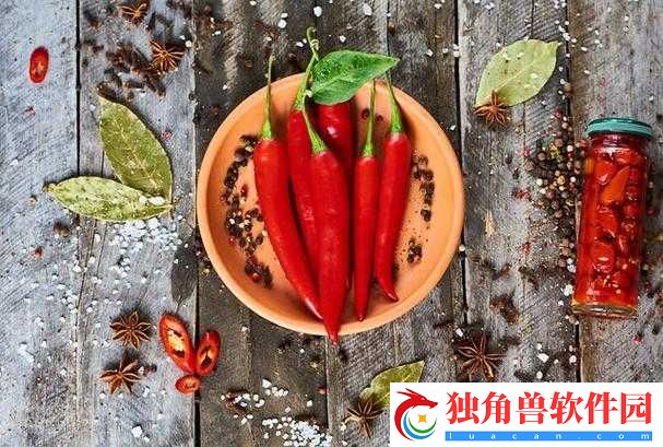 成品大香伊煮和小辣椒的烹饪及调味用途
