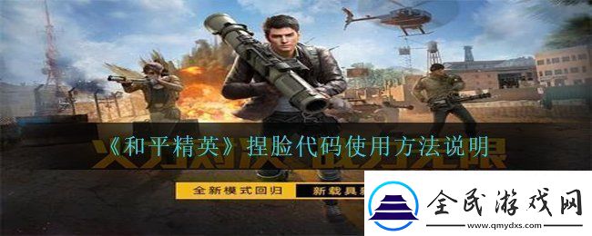 和平精英捏脸代码怎么用-捏脸代码使用方法说明