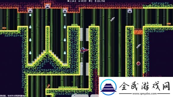 瞬移机制2D精准平台游戏忍者明Demo上线Steam有奖速通活动开启！