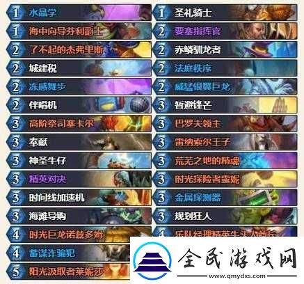 新版送葬任务骑构筑推荐：炉石传说新版拉斯塔哈任务骑卡组深度剖析
