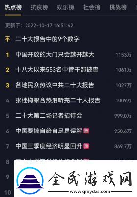11月9日抖音热搜榜：TheShy和Rookie回归iG等热点介绍