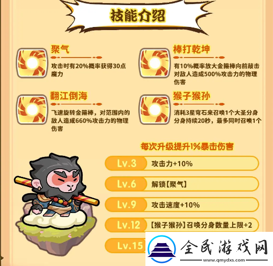 勇者挑战孙悟空怎么合成孙悟空技能及合成公式