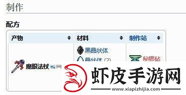 泰拉瑞亚肉山后的召唤师装备与制作方法是什么
